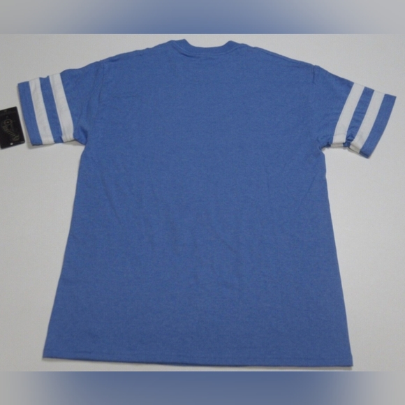 Jerry Garcia + Andy Warhol blue & white ringer tee Small - Picture 5 of 6